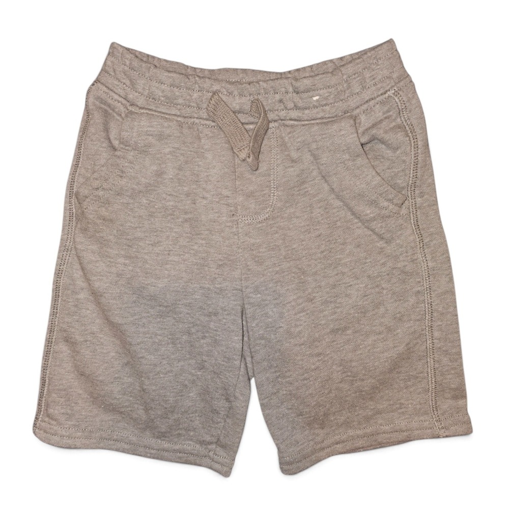 Garanimals Sweat Shorts Boys 4T Grey Excellent Drawstring Elastic Waist Pockets